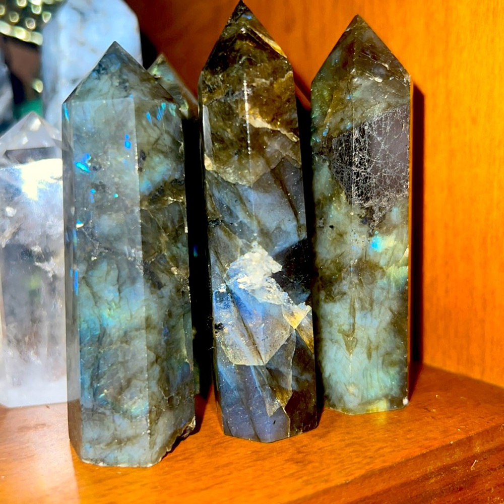 Labradorite towers 3”- 3.5”